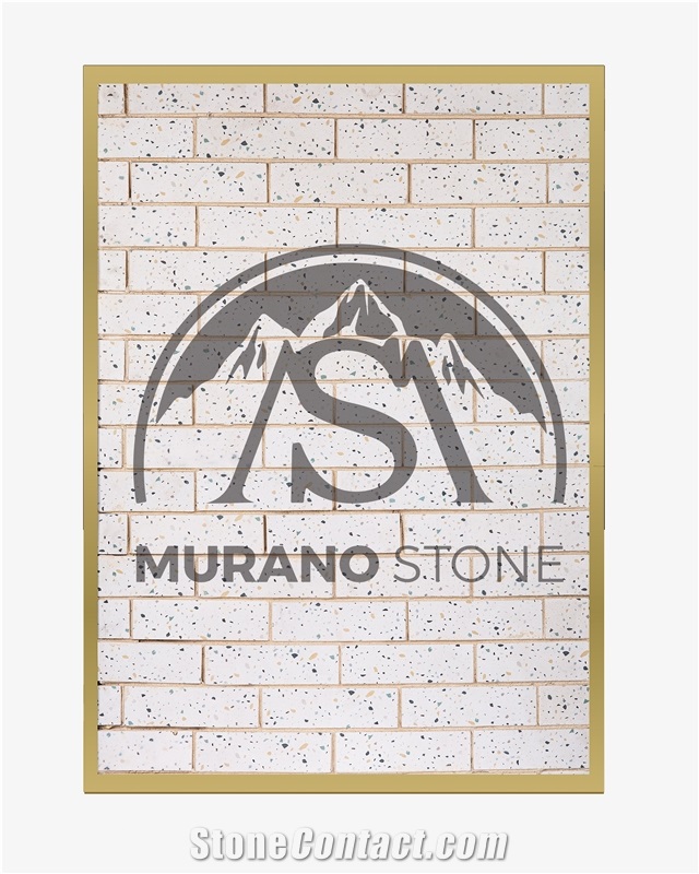 Cultured Bricks Terrazzo Piccolo  Flat Stone Veneer