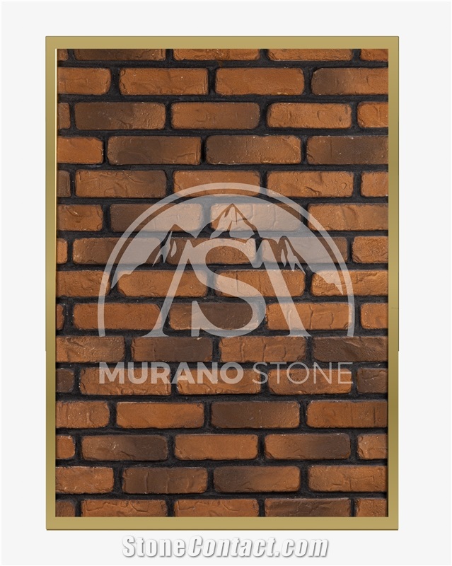Murano Bricks Rustic Beige Flat Stone Veneer