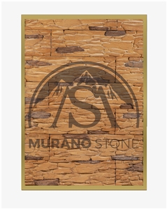 Topaz Gold Flat Stone Veneer