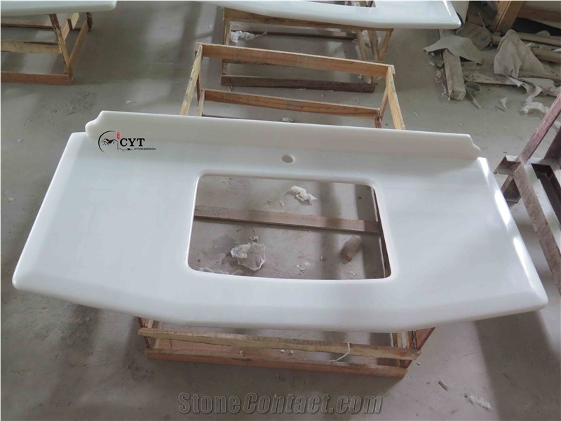 Antifouling Artificial Stone NANO Prefab Kitchen Countertops