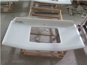 Antifouling Artificial Stone NANO Prefab Kitchen Countertops