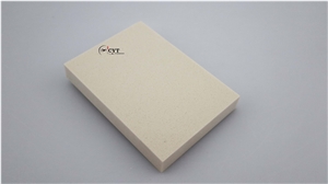 Beige Artificial Marble Commercial Kitchen Counters Tops
