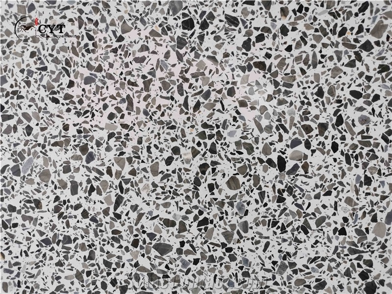 Flexible Terrazzo Glass Floor Tile