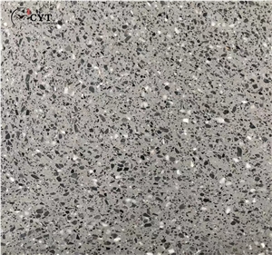 Grey White Cement Terrazzo Slab For Wall And Floor Tile