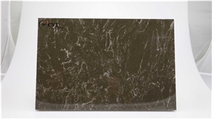 Korea Brown Engineered Marble Stone Slab For Wall Floor