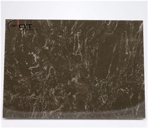 Korea Brown Engineered Marble Stone Slab For Wall Floor