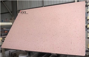 Pink Green Cement Terrazzo Slab For Wall And Floor Tile