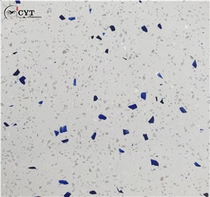 Terrazzo Glass Cement Slab For Wall And Floor Tile