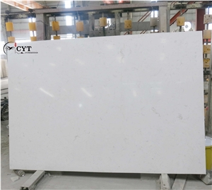 VOLAKAS White Engineered Marble Stone Slab