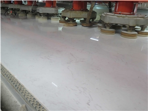 VOLAKAS White Engineered Marble Stone Slab