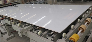 VOLAKAS White Engineered Marble Stone Slab