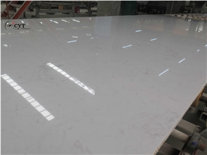 VOLAKAS White Engineered Marble Stone Slab