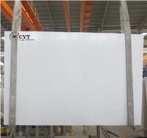 VOLAKAS White Engineered Marble Stone Slab