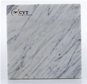 Bianco Carrara Marble Slab Pattern For Wall Floor Tile