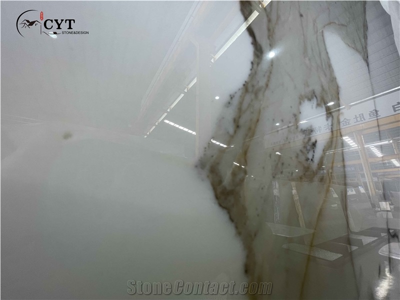 Calacatta Gold Marble Pattern Slab For Floor Wall Tile