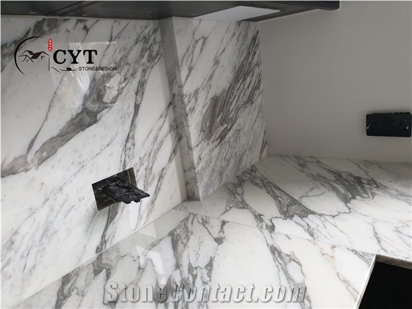 Marble French Pattern Slab Marble Kitchen Wall Tile