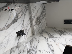 Marble French Pattern Slab Marble Kitchen Wall Tile