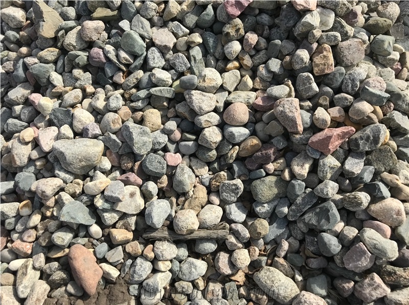 Washed 1.5" To 3" River Rock, Pebble Stone