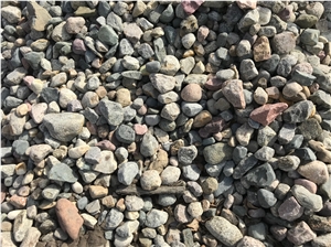 Washed 1.5" To 3" River Rock, Pebble Stone