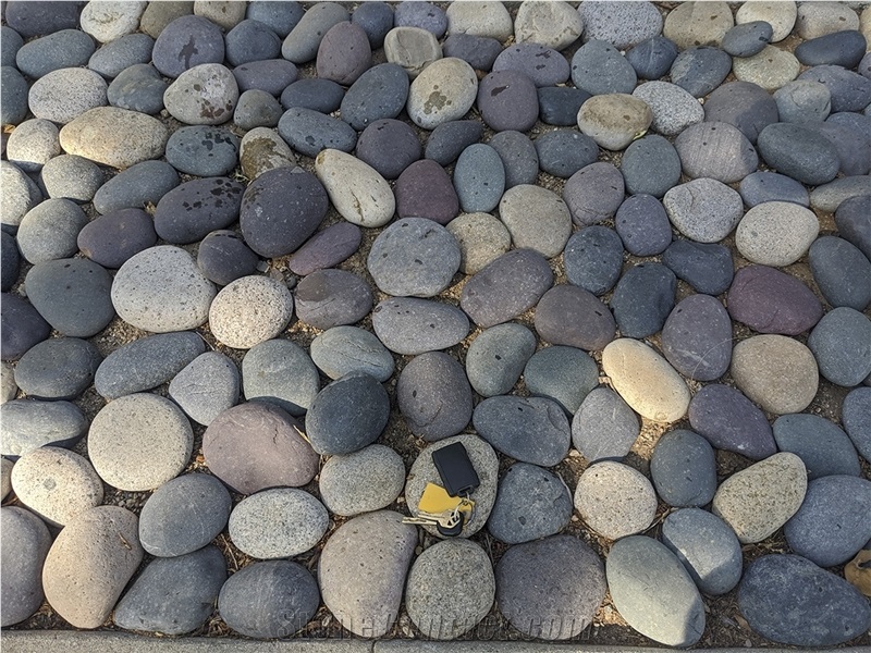 Mixed Colors Mexican Beach Pebbles 3"- 5"