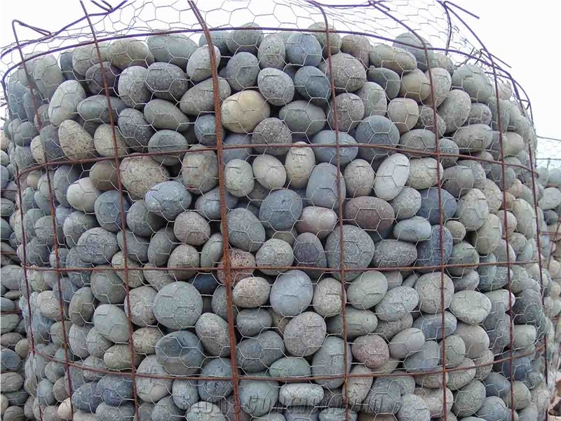Mixed Colors Mexican Beach Pebbles 3"- 5"