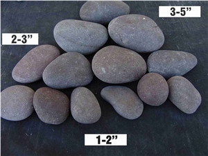 Red Mexican Beach Pebbles 3"- 5"