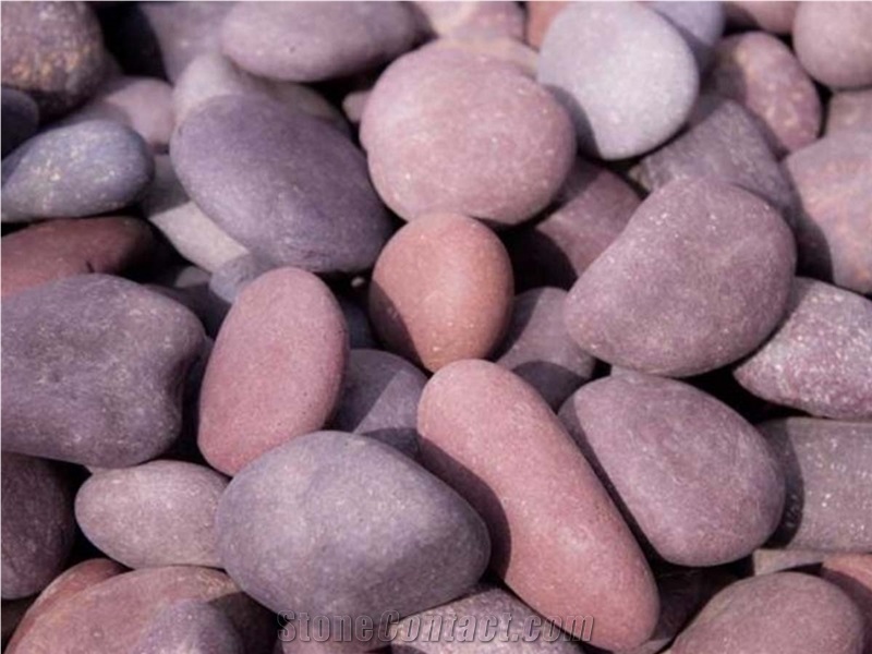 Red Mexican Beach Pebbles 5"- 8"