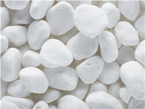 Snow White Pebbles 1"- 2"