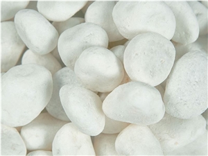 Snow White Pebbles 2"- 3"