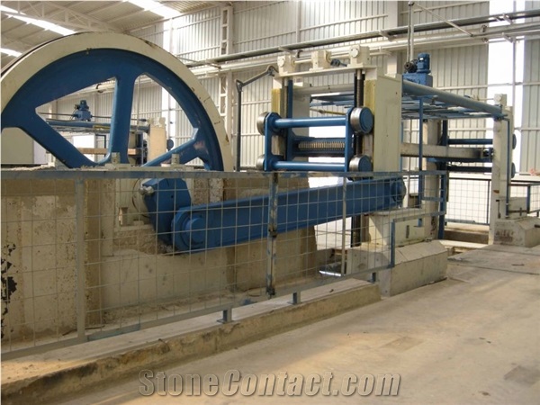 KT 50 Blades Gang Saw Machine For Block Cutting