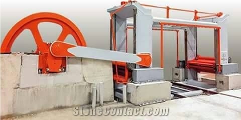 KT 50 Blades Gang Saw Machine For Block Cutting
