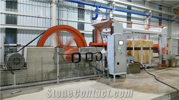 KT 50 Blades Gang Saw Machine For Block Cutting