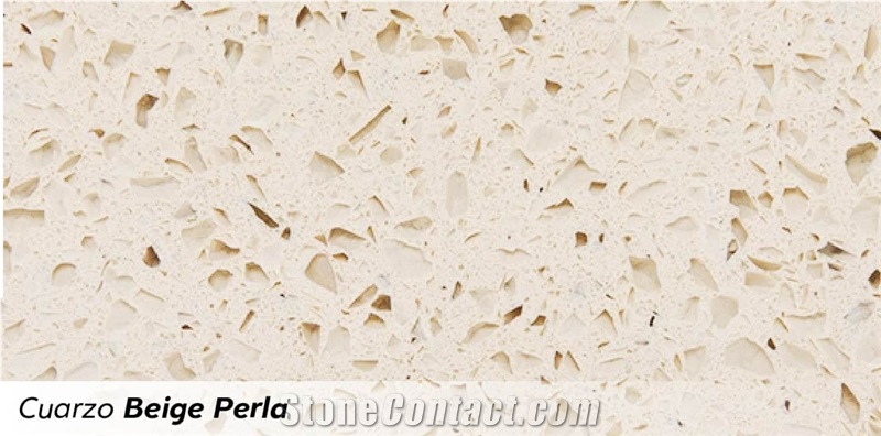 Beige Perla Quartz, Engineered Stone