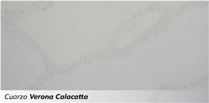 Quarzo Verona Calacatta Quartz Kitchen Countertop