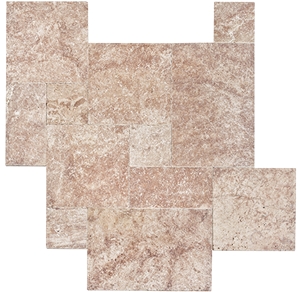 Red Travertine Pattern