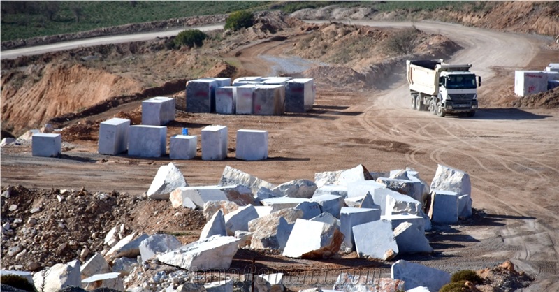 Argento Blue Of Grey- Argento Blue Marble Blocks