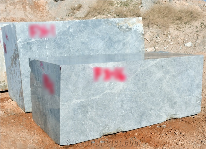 Argento Blue Of Grey- Argento Blue Marble Blocks
