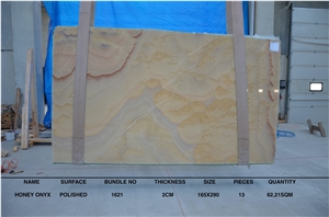Demirci Honey Onyx Slabs