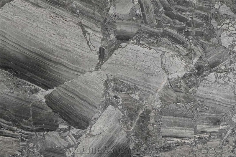 SILVER BRECCIA Marble Tiles & Slabs