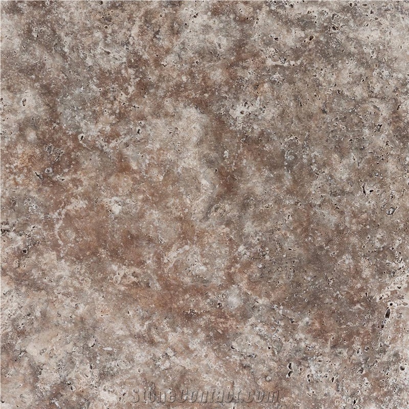Titanium Silver Travertine