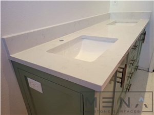 Artificial Quartz Stone Bathroom Tops