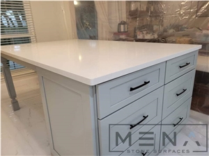 Metroquartz - Iceberg Quartz Kitchen Countertops