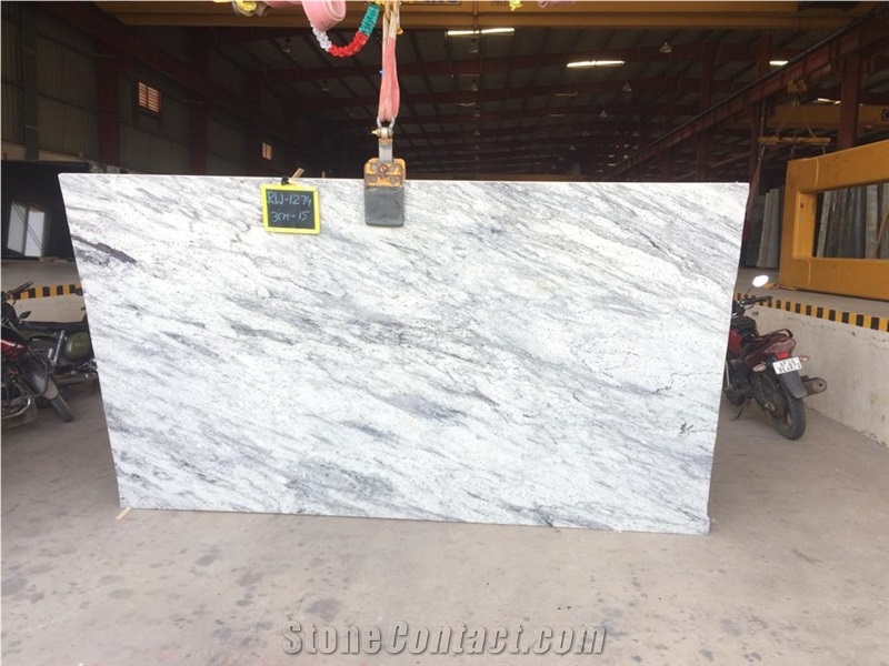 River White Granite Slabs