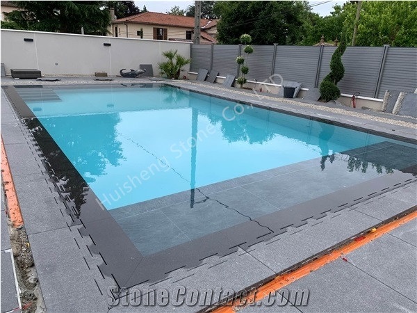 G684 Black Granite Pool Coping,Pool Pavers