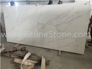 Factory Price High Quality Calacatta White Quartz