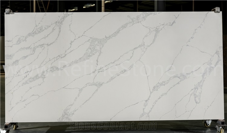 Factory Price High Quality Calacatta White Quartz