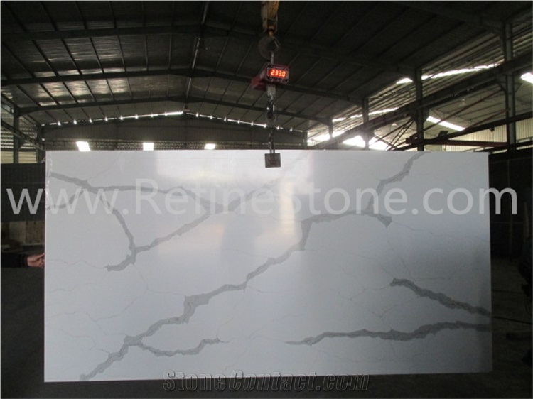 Factory Price High Quality Calacatta White Quartz