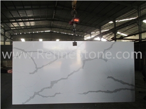 Factory Price High Quality Calacatta White Quartz