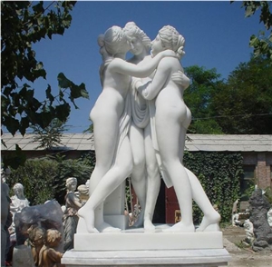 Angle Statue Sculpture Marble Full Hand Carved Life Size