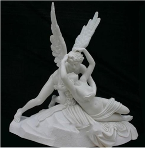 Angle Statue Sculpture Marble Full Hand Carved Life Size